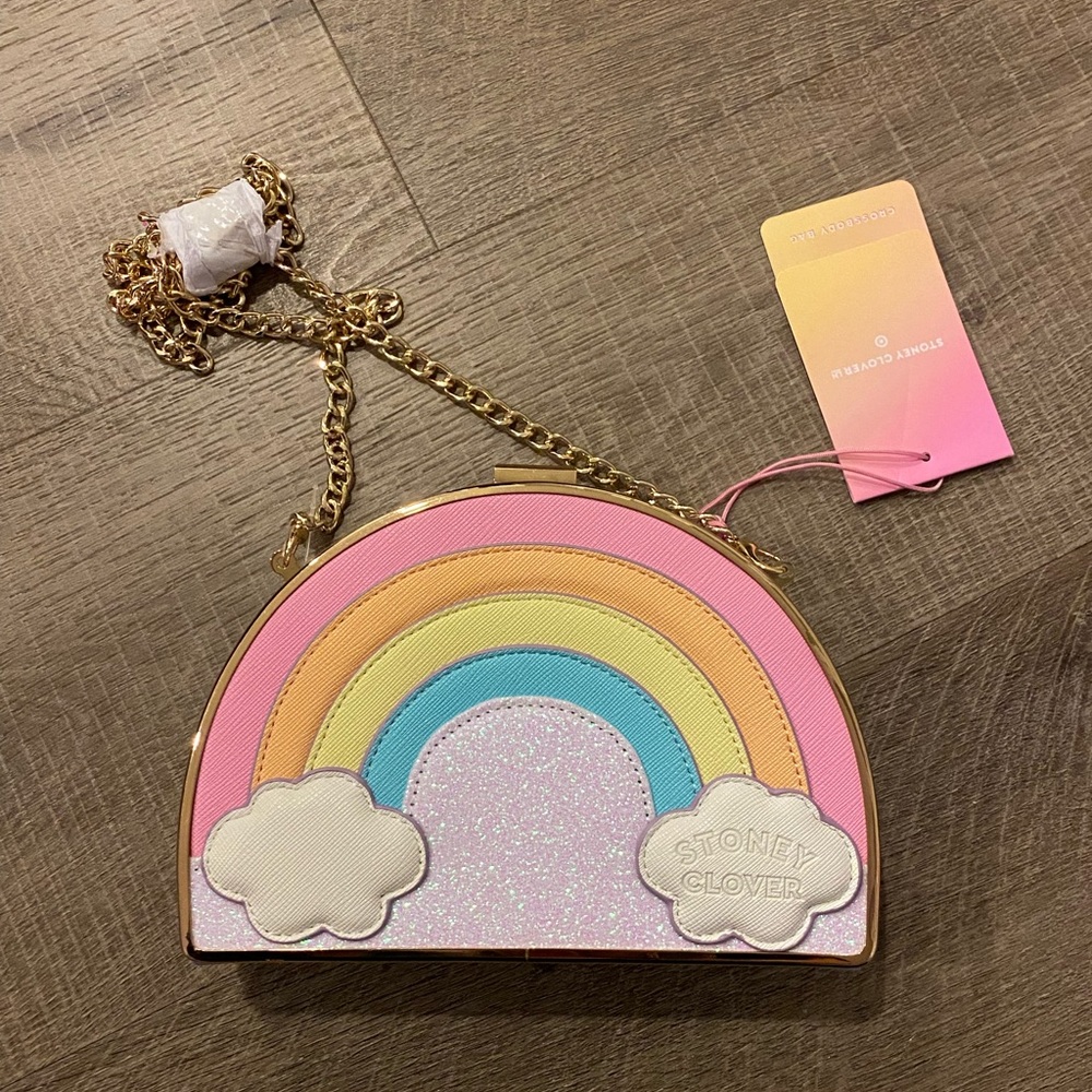 New Stoney Clover Lane x Target Rainbow Crossbody Bag - Lavender